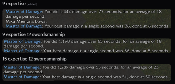 DPS swordmanship
